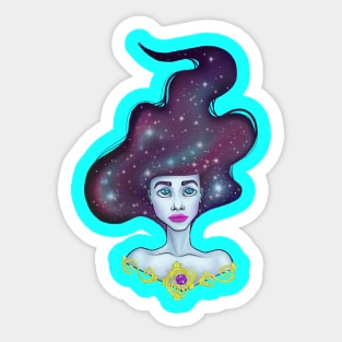 Lucy in the Sky with Diamond Eyes Sticker